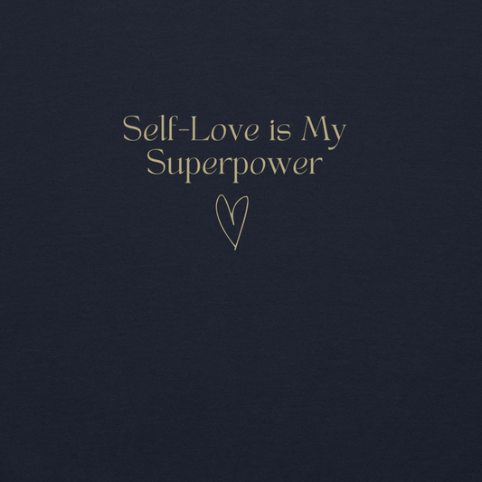 Self-Love Is My Superpower (Navy) Unisex Hoodie