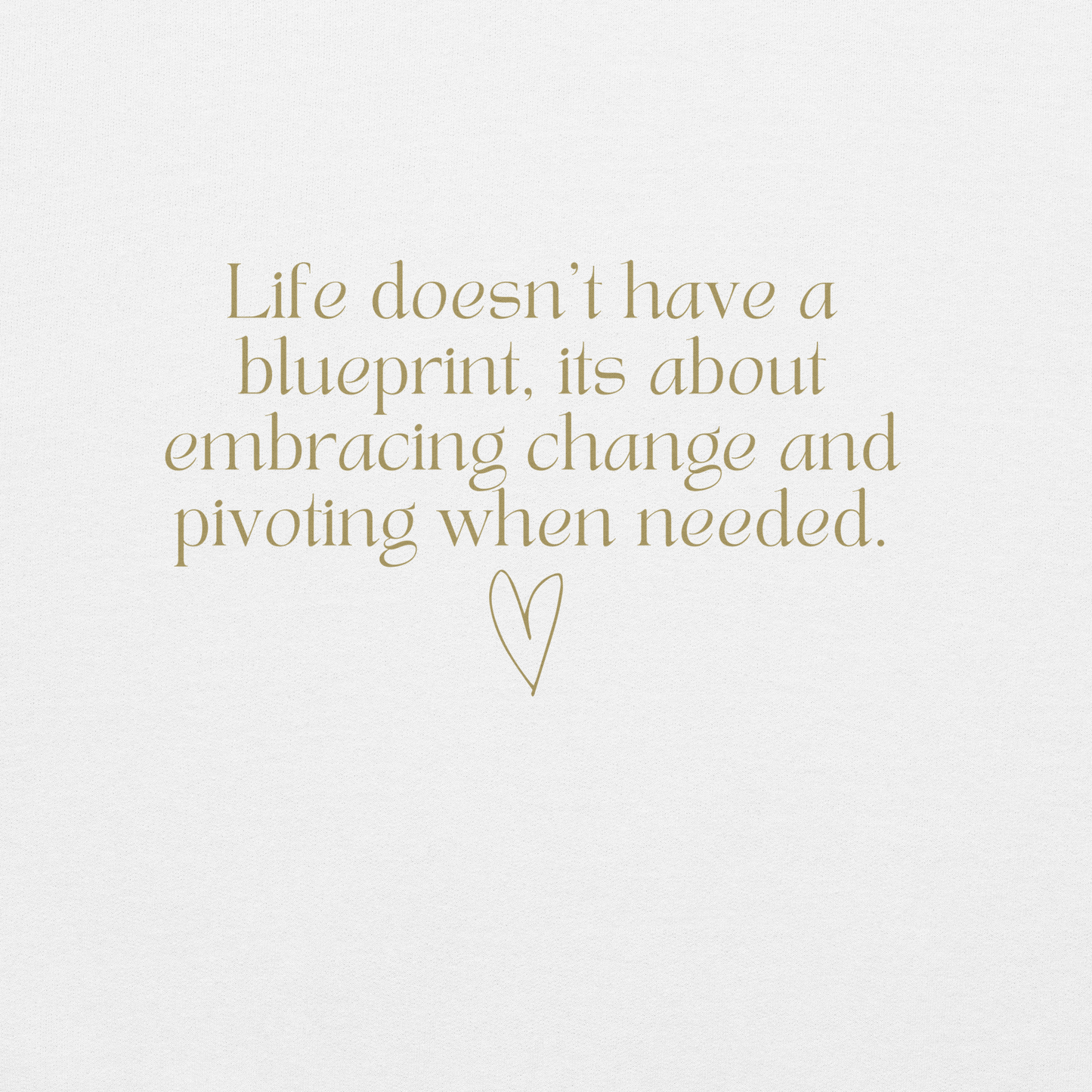 Embrace Change And Pivot (White) Unisex Hoodie